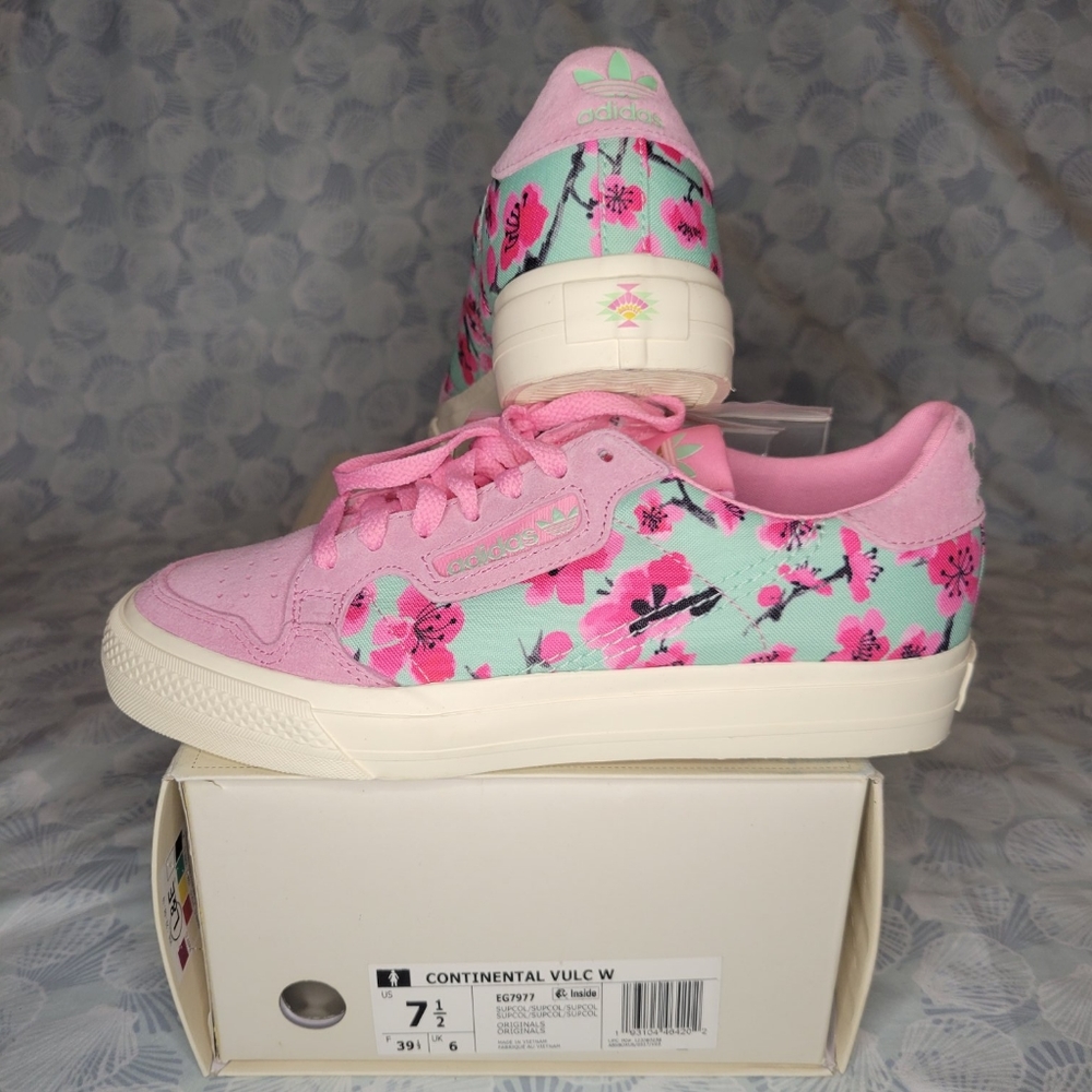 adidas Continental Vulcan AriZona Green Tea SZ. 7.5 W (Vintage)